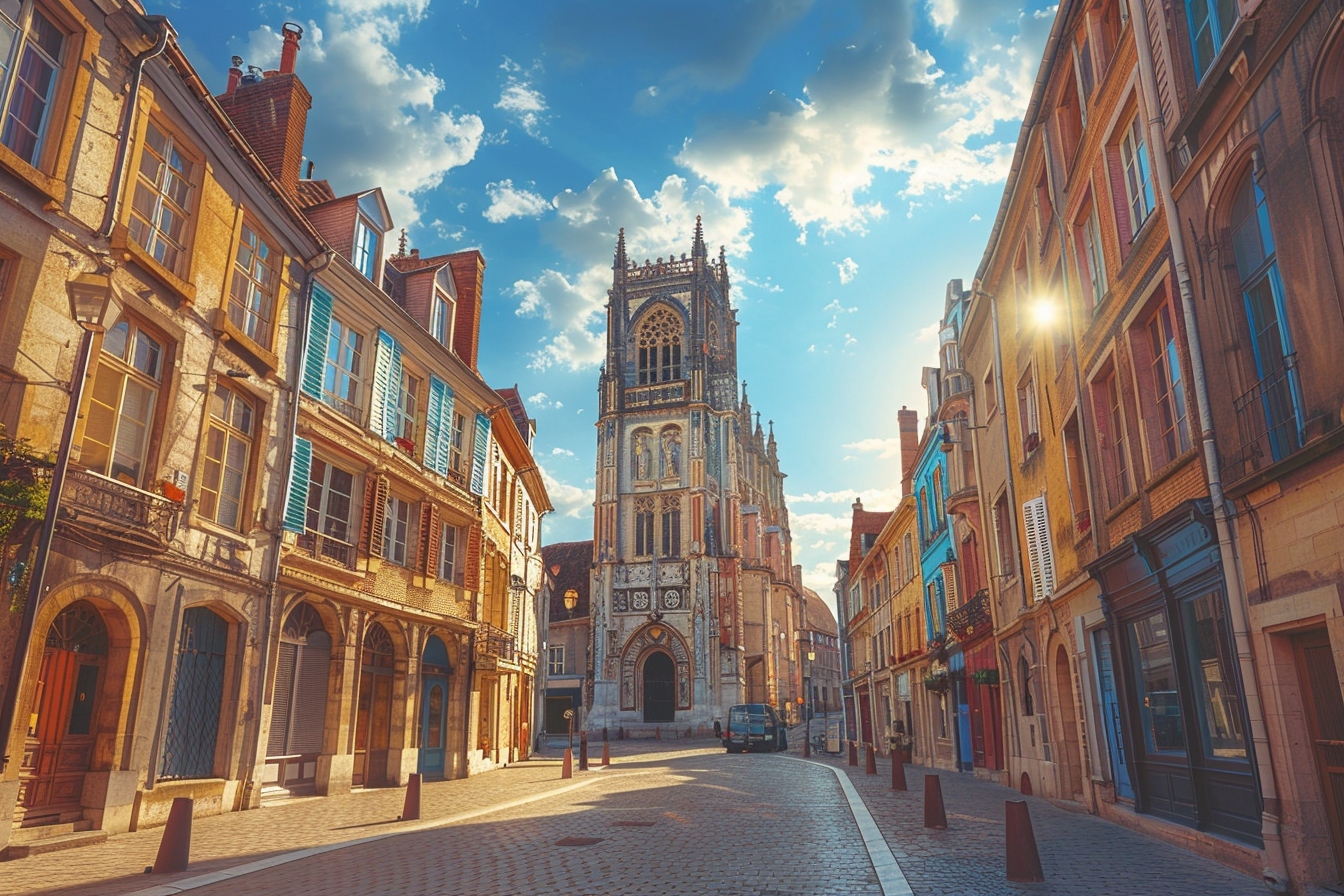 Infographie détaillant les stratégies d'investissement immobilier efficaces à Dijon, montrant les quartiers prisés et le potentiel de rentabilité dans la capitale des Ducs de Bourgogne.